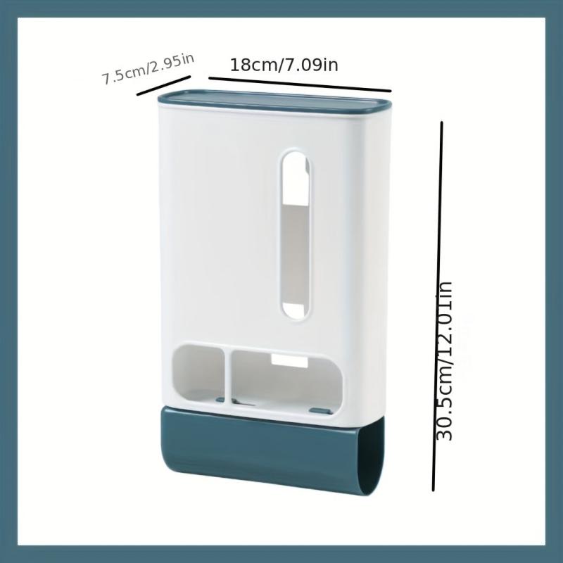 Garbage Bag Storage Box Plus Size Wall mounted Plastic Bag Organizer