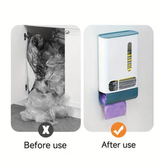 Garbage Bag Storage Box Plus Size Wall mounted Plastic Bag Organizer