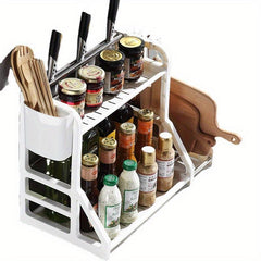 Kitchen Spice Rack with Holder Seasoning Storage for Countertop