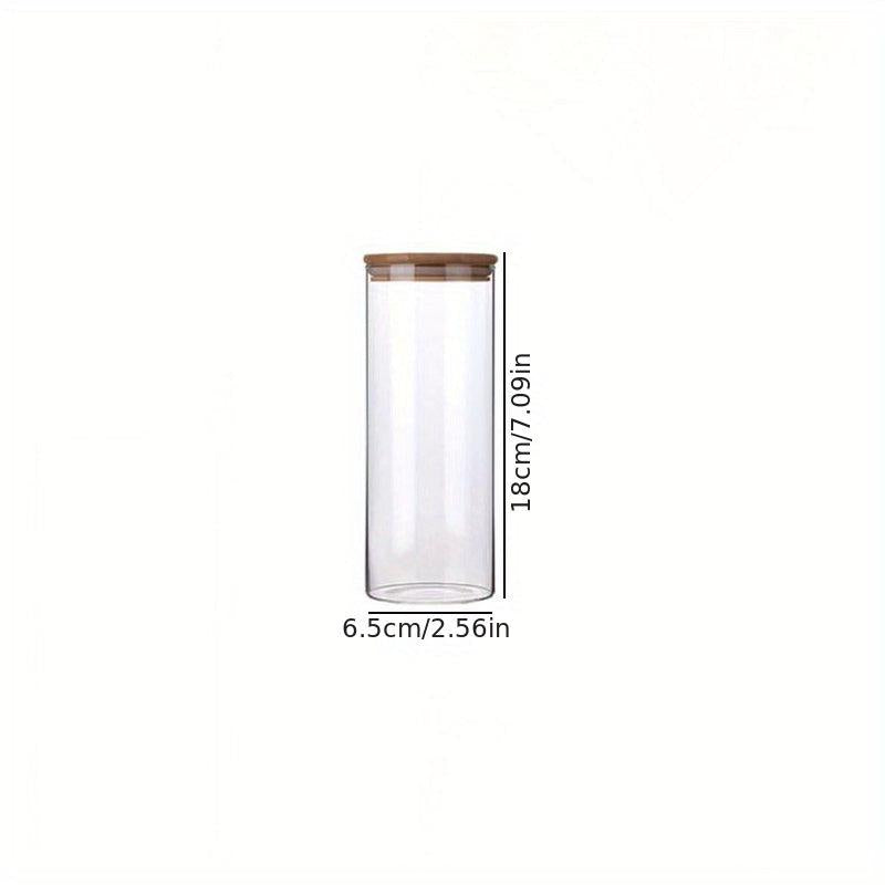 High Borosilicate Glass Sealed Tea Can