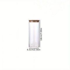 High Borosilicate Glass Sealed Tea Can