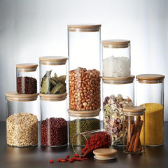 High Borosilicate Glass Sealed Tea Can