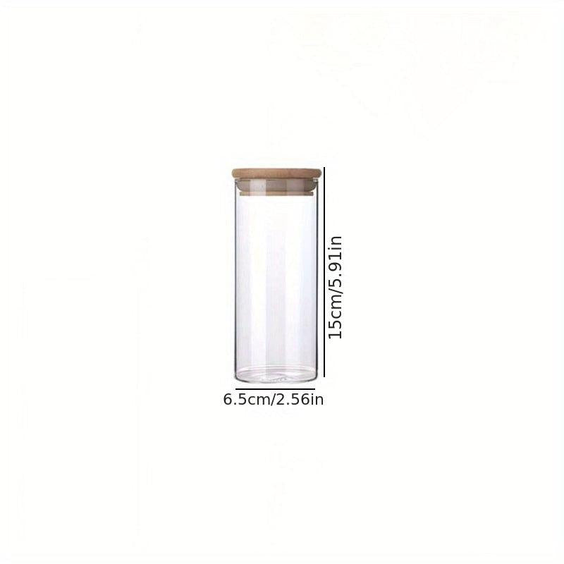 High Borosilicate Glass Sealed Tea Can