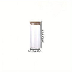 High Borosilicate Glass Sealed Tea Can