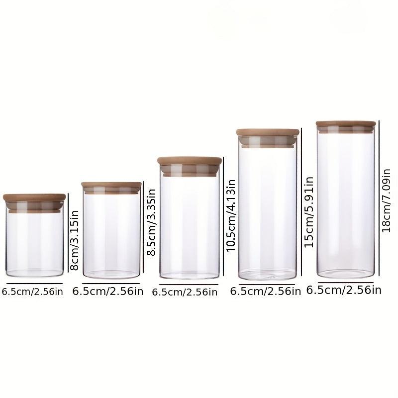 High Borosilicate Glass Sealed Tea Can