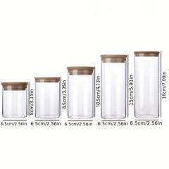 High Borosilicate Glass Sealed Tea Can