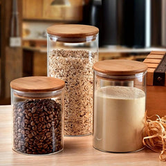 High Borosilicate Glass Sealed Tea Can