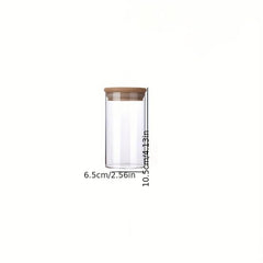 High Borosilicate Glass Sealed Tea Can