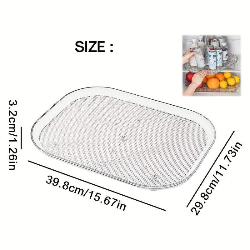 Square Lazy Susan Organizer Turntable Storage Box