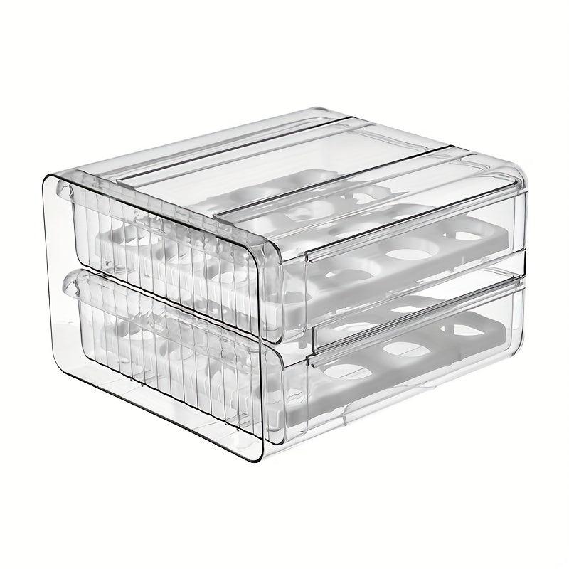Pull Out Refrigerator Egg Storage Box Leak Proof