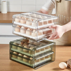 Pull Out Refrigerator Egg Storage Box Leak Proof