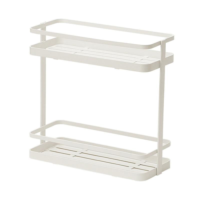 2 Tier Spice Seasoning Rack Organizer Holder Shelf Kitchen Pantry Bathroom