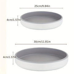 Rotatable Round Spice Rack Seasoning Storage Lazy Susan Tray