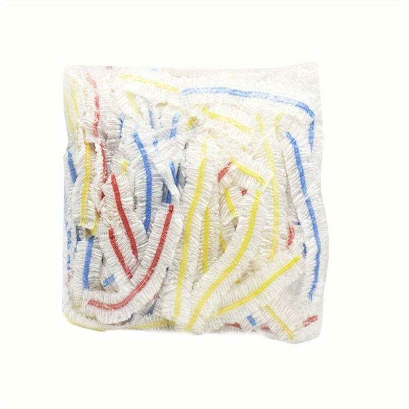 100Pcs Food Cover Stretchy Plastic Bowl Covers Disposable Leftovers Wrap