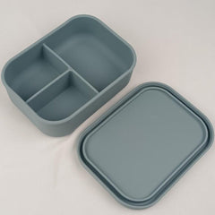 Portable Silicone Lunch Box Leakproof Heat Insulating BPA Free Dishwasher Safe