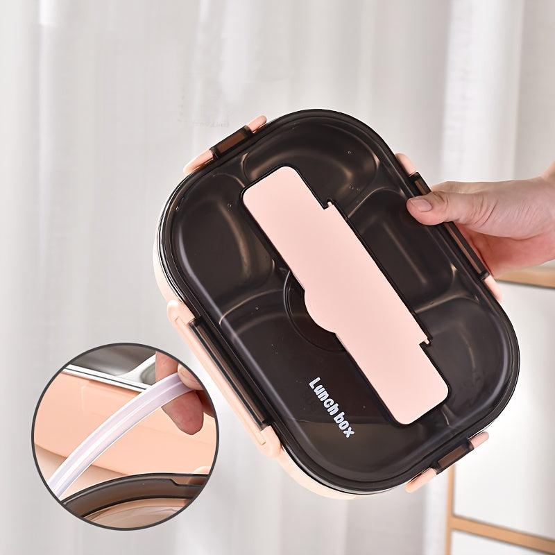 304 Stainless Steel Meal Box Bento Box Sealed Leak-proof Lunch Box