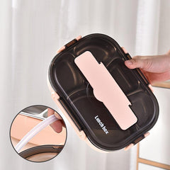 304 Stainless Steel Meal Box Bento Box Sealed Leak-proof Lunch Box