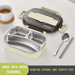 304 Stainless Steel Meal Box Bento Box Sealed Leak-proof Lunch Box