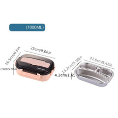 304 Stainless Steel Meal Box Bento Box Sealed Leak-proof Lunch Box