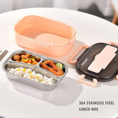 304 Stainless Steel Meal Box Bento Box Sealed Leak-proof Lunch Box