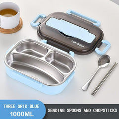 304 Stainless Steel Meal Box Bento Box Sealed Leak-proof Lunch Box