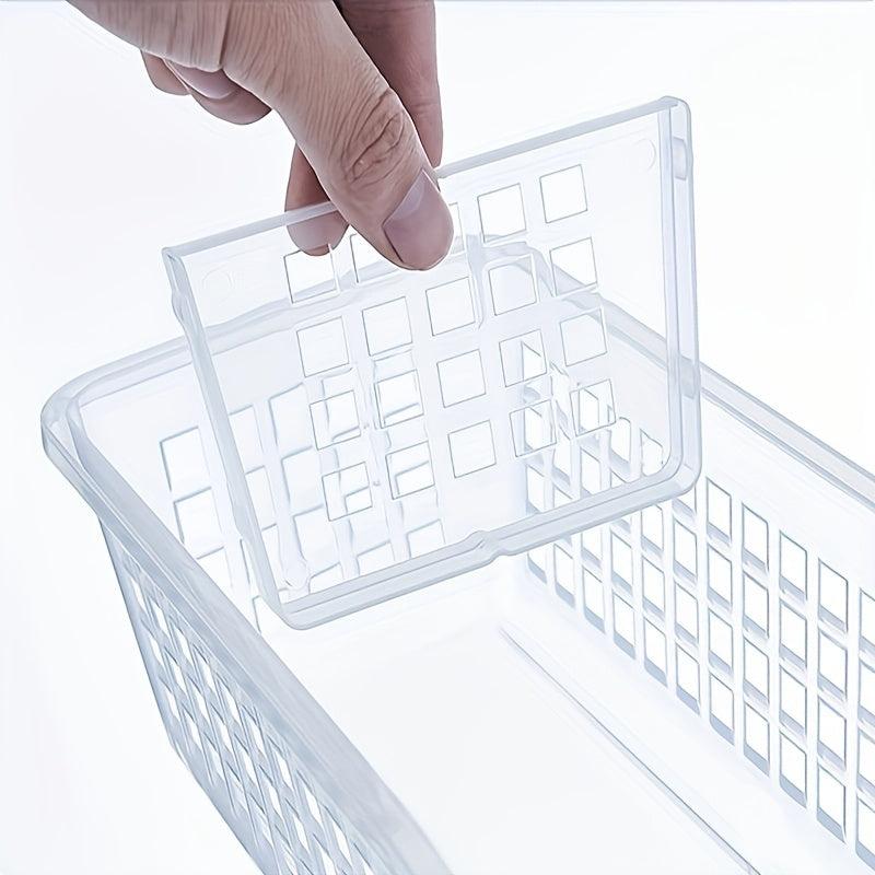 4pcs Clear Food Storage Box Kitchen Refrigerator Organizer