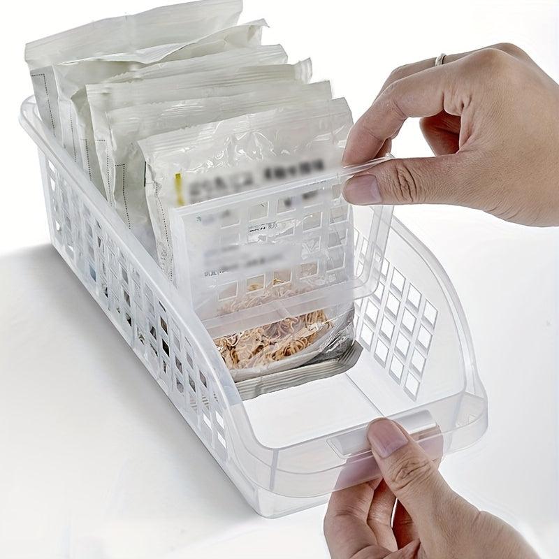 4pcs Clear Food Storage Box Kitchen Refrigerator Organizer