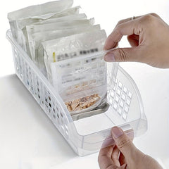 4pcs Clear Food Storage Box Kitchen Refrigerator Organizer