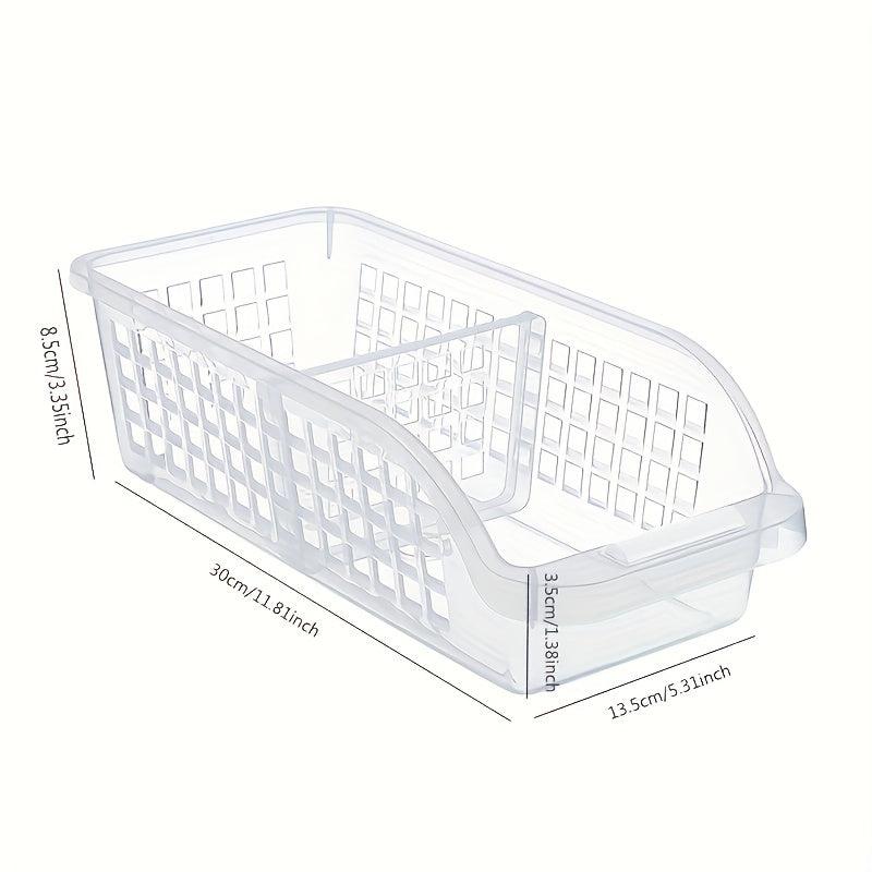 4pcs Clear Food Storage Box Kitchen Refrigerator Organizer