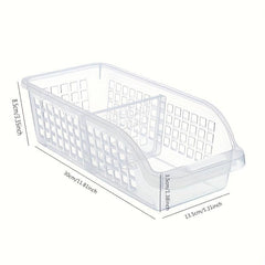 4pcs Clear Food Storage Box Kitchen Refrigerator Organizer