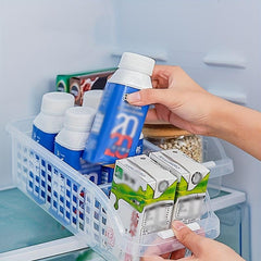 4pcs Clear Food Storage Box Kitchen Refrigerator Organizer