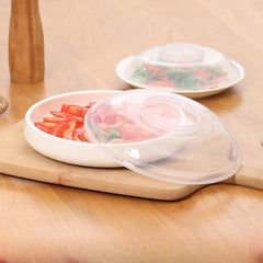 Microwave Oven Splash Proof Cover Insulated Heating Resistant C