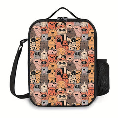 Dog & Puppy Insulated Lunch Bag Waterproof Reusable Cooler Bag