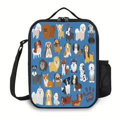 Dog & Puppy Insulated Lunch Bag Waterproof Reusable Cooler Bag