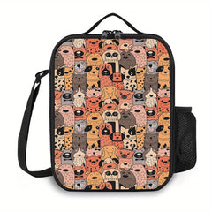 Dog & Puppy Insulated Lunch Bag Waterproof Reusable Cooler Bag