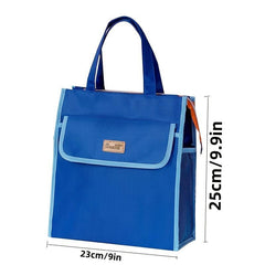 Waterproof Canvas Tutoring Bag for Back To School