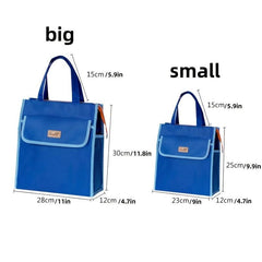 Waterproof Canvas Tutoring Bag for Back To School