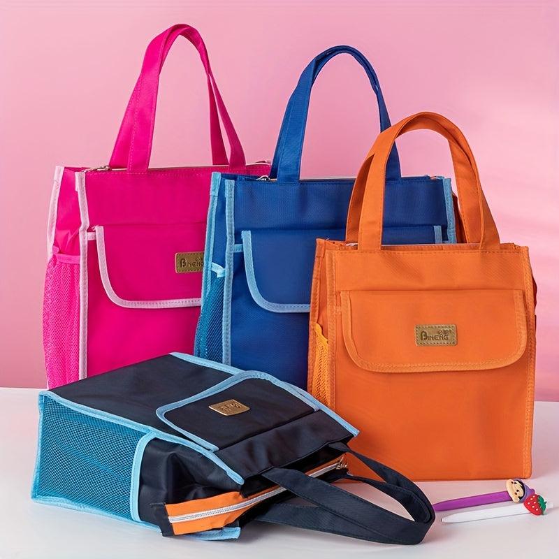 Waterproof Canvas Tutoring Bag for Back To School