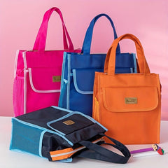 Waterproof Canvas Tutoring Bag for Back To School