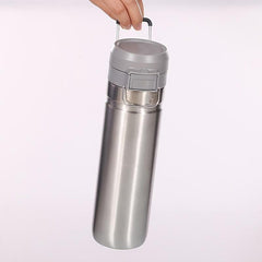 710ml Stainless Steel Insulated Cup Vacuum Bounce Outdoor Sports Water Coffee