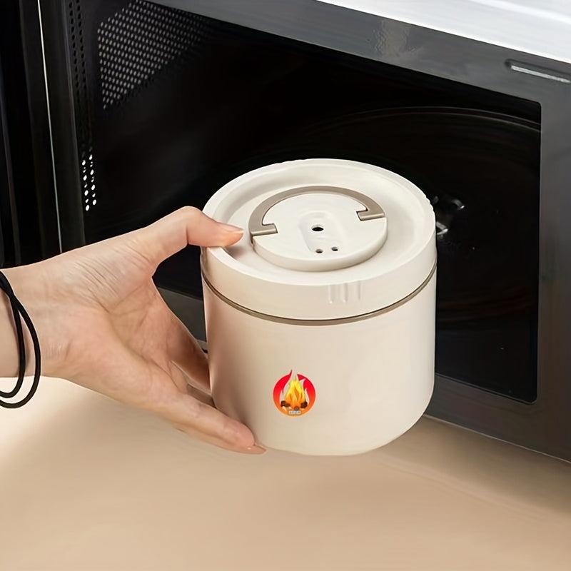 Portable Stainless Steel Lunch Box Insulated Bento Box Leakproof Food Container