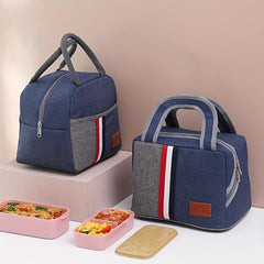 Insulated Lunch Bag Reusable Freezable Cooler Bag with Handle