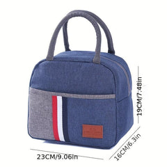 Insulated Lunch Bag Reusable Freezable Cooler Bag with Handle