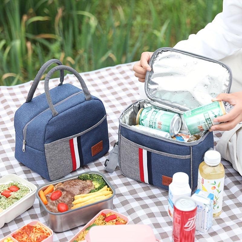 Insulated Lunch Bag Reusable Freezable Cooler Bag with Handle