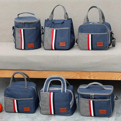 Insulated Lunch Bag Reusable Freezable Cooler Bag with Handle