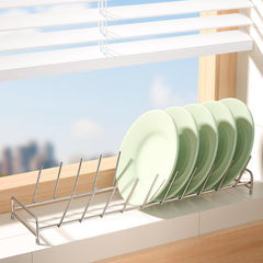 Stainless Steel Anti-Rust Storage Rack Kitchen Cabinet Built-in Rack