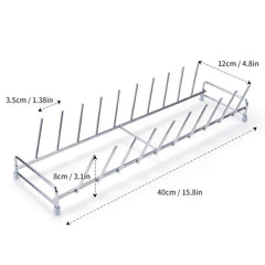 Stainless Steel Anti-Rust Storage Rack Kitchen Cabinet Built-in Rack