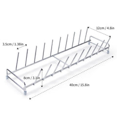 Stainless Steel Anti-Rust Storage Rack Kitchen Cabinet Built-in Rack