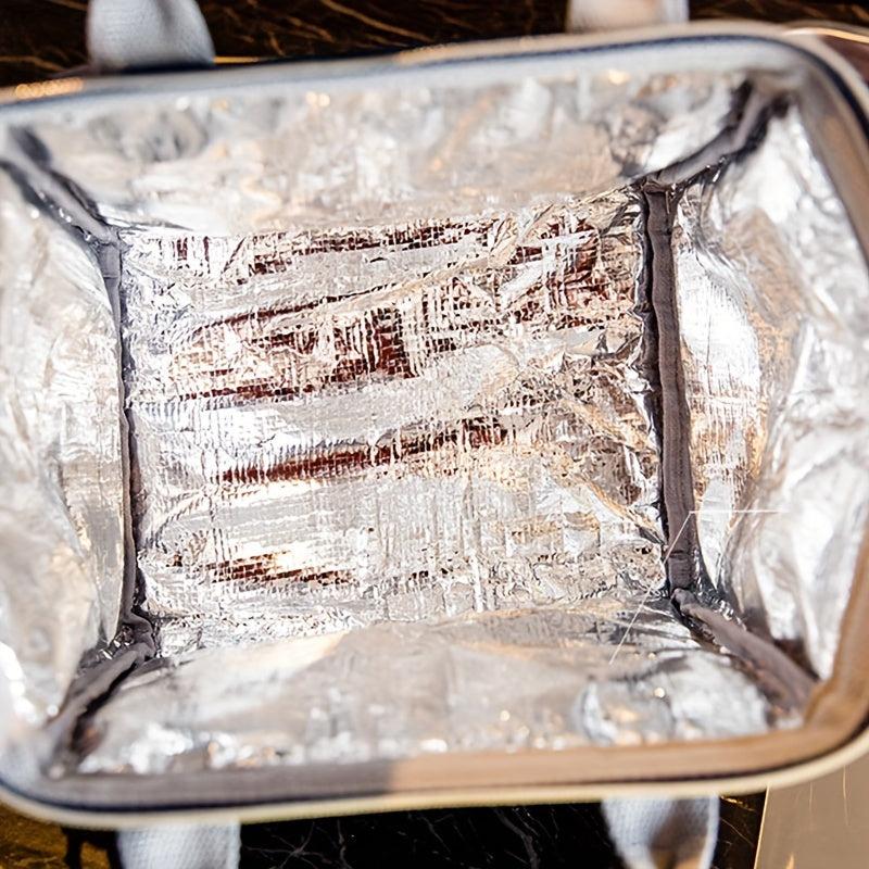 Large Capacity Bento Bag with Ice Pack Insulated Lunch Container