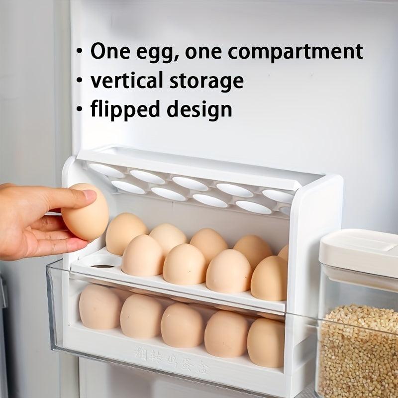Refrigerator Egg Storage Box Anti-Fall Egg Tray Kitchen Accessory